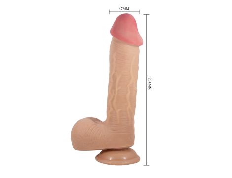 BAILE - Sliding Skin 9,2'' Flesh Suction base TPR - 11