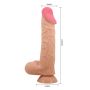 BAILE - Sliding Skin 9,4'' Flesh Vibration Bendable Suction base TPR ABS - 4