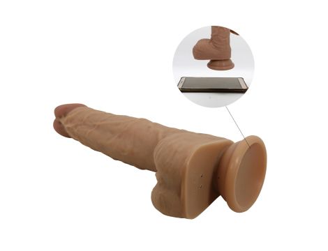 PRETTY LOVE - Jonathan 8,3'' Light Brown, 3 vibration functions Thrusting Wireless remote control - 7