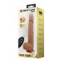 PRETTY LOVE - Jonathan 8,3'' Light Brown, 3 vibration functions Thrusting Wireless remote control - 12