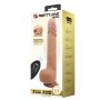 PRETTY LOVE - Tommy 8,9'' Light Brown, 3 vibration functions 3 thrusting settings Suction base Wireless remote control - 12