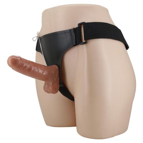 BAILE- Ultra Passionate Harness Realdeal Penis 6.2'' Brown - 11