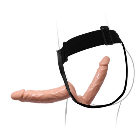 BAILE -STRAP ON DOUBLE DILDOS, 7.1''+5.9'' - 5