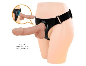 PRETTY LOVE - HARNESS BRIEFS Jerry Universal Strap-On Harness 7,6'' Dildo Flesh - image 2