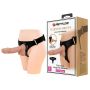 PRETTY LOVE - HARNESS BRIEFS Jerry Universal Strap-On Harness 7,6'' Dildo Flesh - 2