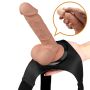 PRETTY LOVE - HARNESS BRIEFS Jerry Universal Strap-On Harness 7,6'' Dildo Flesh - 8