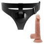 PRETTY LOVE - HARNESS BRIEFS- Kevin, Universal Strap-On, 7.2'' Dildo - 2