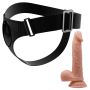 PRETTY LOVE - HARNESS BRIEFS- Kevin, Universal Strap-On, 7.2'' Dildo - 6