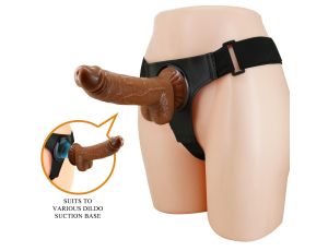 PRETTY LOVE - HARNESS BRIEFS- Micheal, Universal Strap-On, 7.0'' Dildo - image 2