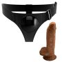 PRETTY LOVE - HARNESS BRIEFS- Micheal, Universal Strap-On, 7.0'' Dildo - 4