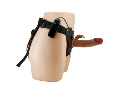 PRETTY LOVE - Marion, Universal Strap-On Harness, Dildo 7.4''TPR, multi-speed vibration - 5