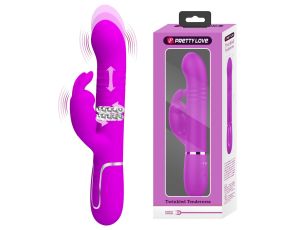 PRETTY LOVE - Coale Twinkled Tenderness Purple, 7 vibration functions 4 rotation functions 4 thrusting settings