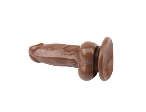 JUMBO JACK 6" Dildo-Brown - 5