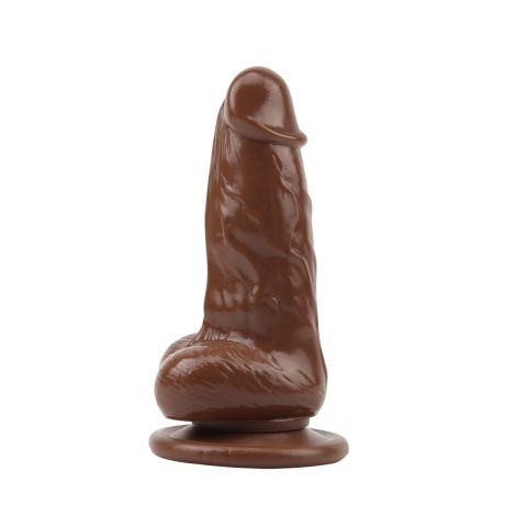 JUMBO JACK 6" Dildo-Brown - 2