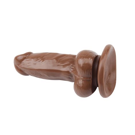 JUMBO JACK 6" Dildo-Brown - 5