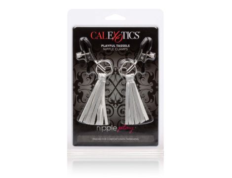 Playful Tassels Nipple Clamps Silver - 2