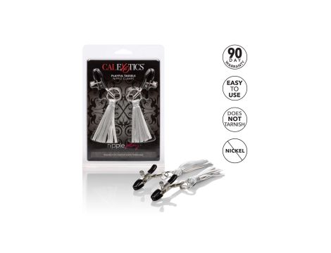 Playful Tassels Nipple Clamps Silver - 6