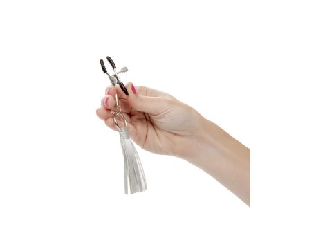 Playful Tassels Nipple Clamps Silver - 4