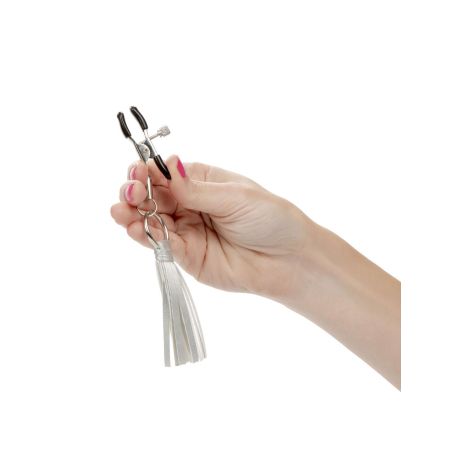 Playful Tassels Nipple Clamps Silver - 4