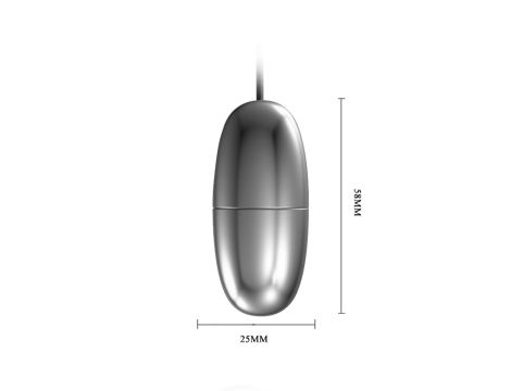 Silver Vibrating Egg - 5