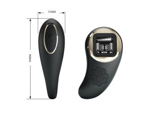 PRETTY LOVE - Nathan, Wireless remote control 9 speed levels 10 vibration functions, ABS Silicone , USB rechargeable - image 2