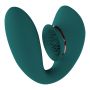 Twitch 3 - Rechargeable Vibrator & Suction - Silicone - 10 Speed - Forest Green - 5