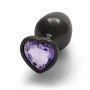 Heart Gem Butt Plug - Medium - 2