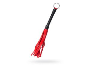 Anonymo flogger, PU leather, red, 28 cm - image 2