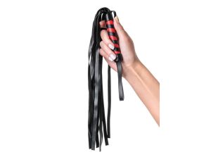 Anonymo flogger, PU leather, black, 45 cm - image 2