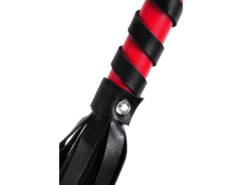 Anonymo flogger, PU leather, black, 45 cm - 4