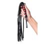 Anonymo flogger, PU leather, black, 45 cm - 3