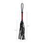 Anonymo flogger, PU leather, black, 45 cm - 4