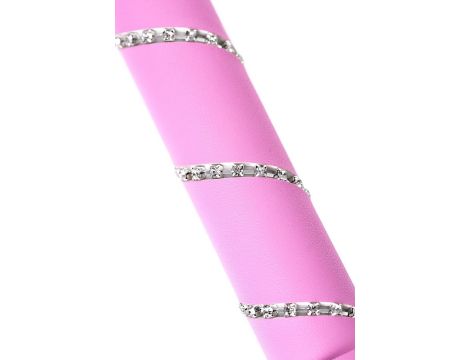 Anonymo flogger, PU leather, pink, 64 cm - 7