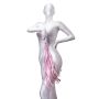 Anonymo flogger, PU leather, pink, 64 cm - 2