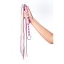 Anonymo flogger, PU leather, pink, 64 cm - 5