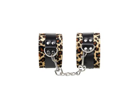 Anonymo handcuffs, PU leather, print, 27 cm - 4