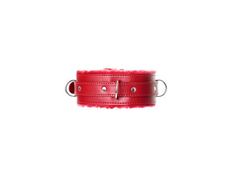 Anonymo collar, PU leather, red - 3