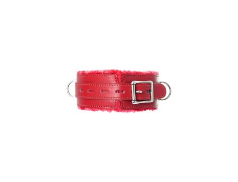 Anonymo collar, PU leather, red - 4