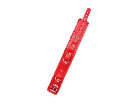 Anonymo collar, PU leather, red - 7