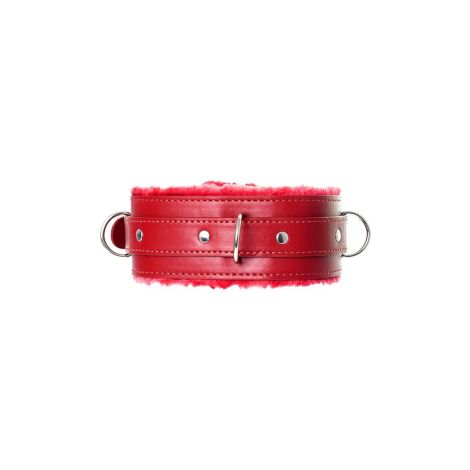 Anonymo collar, PU leather, red - 3