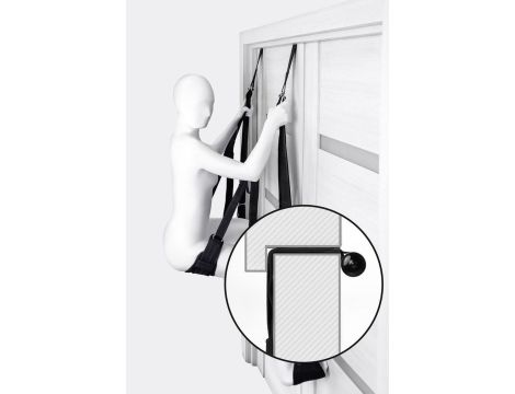 Anonymo Sex swing on the door , nylon, black - 5