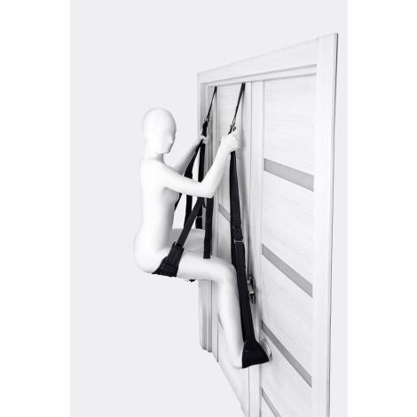 Anonymo Sex swing on the door , nylon, black - 4