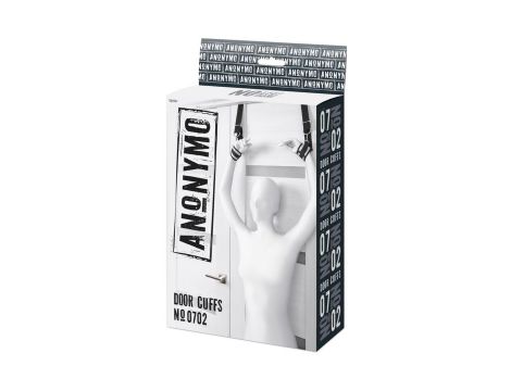 Anonymo hand clamps, polyester, silver, 23 cm - 8