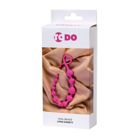 ToDo Long Sweety Pink Anal Beads - 3