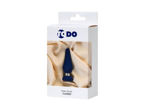 ToDo Classic Blue Anal Plug M - 5