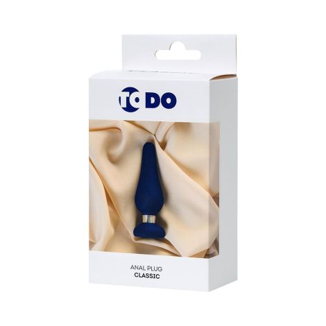 ToDo Classic Blue Anal Plug M - 5