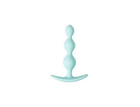 ToDo by Toyfa Anal plug Triple, silicone, mint, 10.5 cm, O 2.4 cm - 2