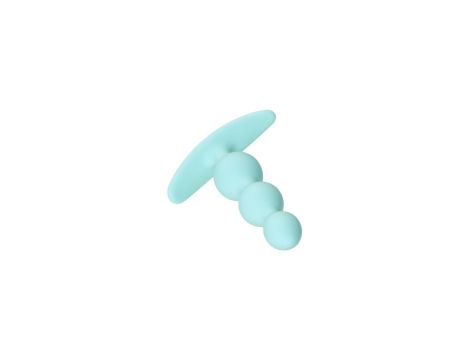 ToDo by Toyfa Anal plug Triple, silicone, mint, 10.5 cm, O 2.4 cm - 3