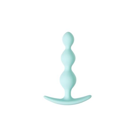 ToDo by Toyfa Anal plug Triple, silicone, mint, 10.5 cm, O 2.4 cm - 2