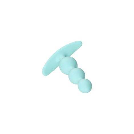 ToDo by Toyfa Anal plug Triple, silicone, mint, 10.5 cm, O 2.4 cm - 3